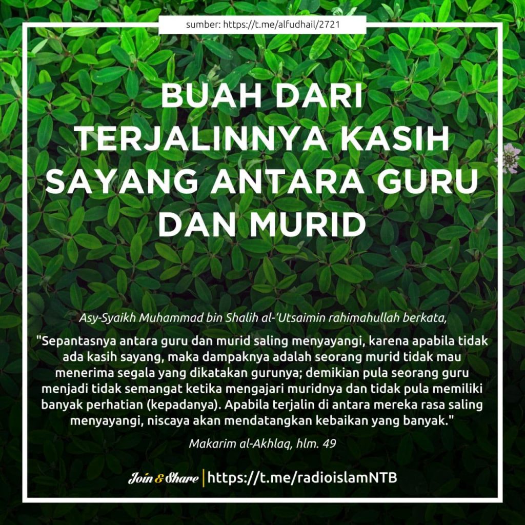 Antara Guru dan Murid